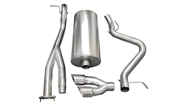 CORSA Performance — Corsa 2003-2007 Chevrolet Silverado Short Bed SS 6.0L V8 Polished Sport Cat-Back Exhaust
Exhaust - view 1