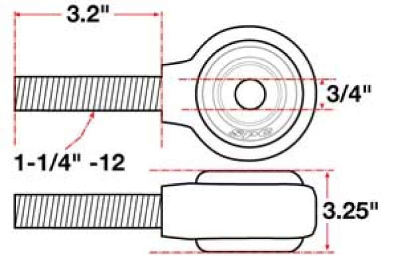 SPC Performance — SPC Performance xAxis Rod End Ball Joint
CROSSAXIS ROD END
XAXIS JOINT - view 4