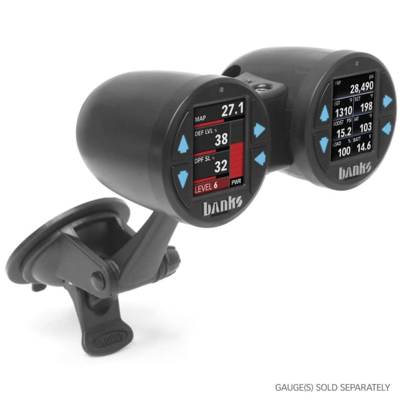 Banks Power — Banks Power Dual Gauge Pod Suction Mount For iDash 1.8 And 52mm Gauges
Gauges/Mounting - view 5