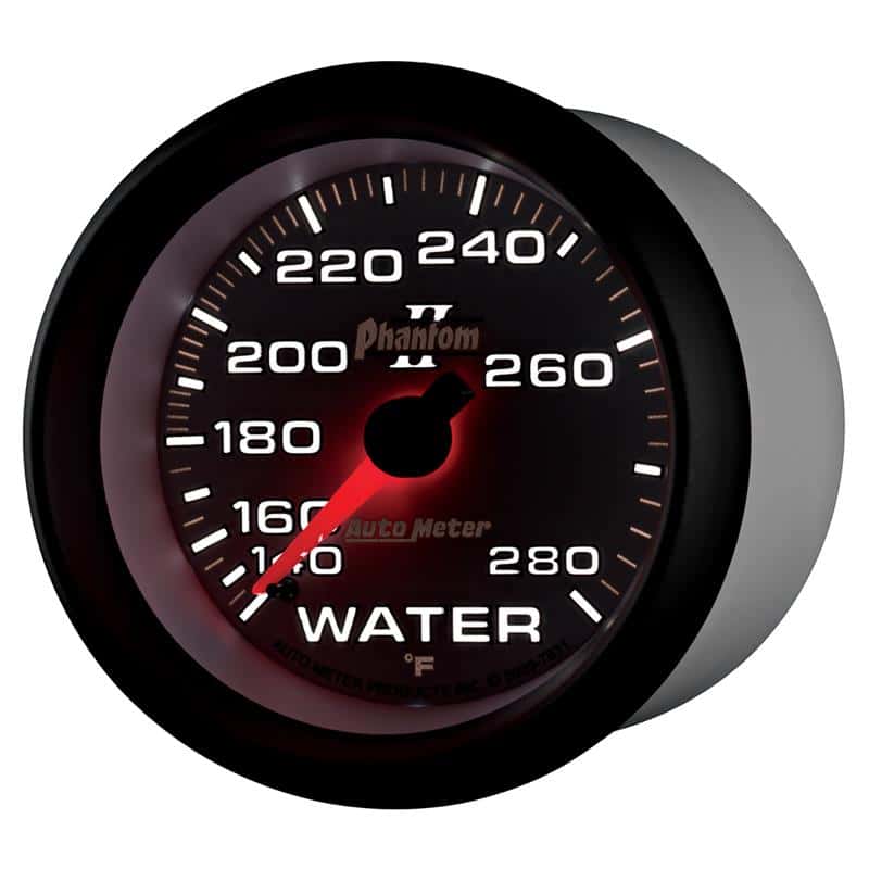 AutoMeter — Autometer Phantom II 2-5/8in 140-280 Degree F Mechanical Water Gauge
2-5/8" WATER TEMP, 1 - view 4