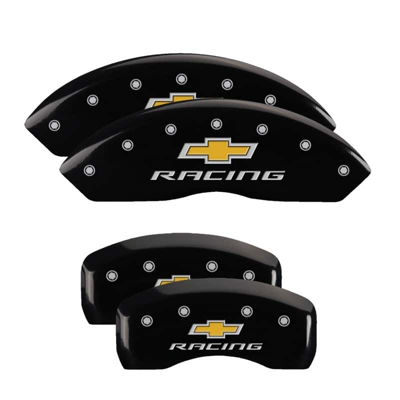 MGP — MGP 4 Caliper Covers Engraved Front & Rear Chevy racing Black finish silver ch
Caliper Covers - view 1