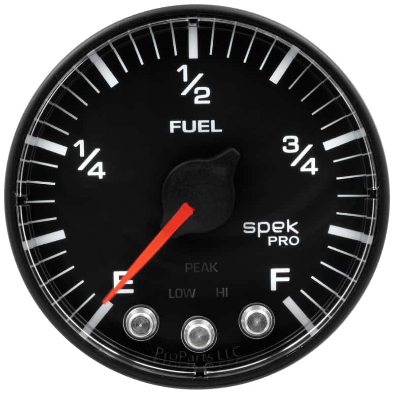 AutoMeter — Autometer Spek-Pro Gauge Fuel Level 2 1/16in 0-270 Programmable Blk/Blk
GA 2" FUEL BFB SPEK - view 6