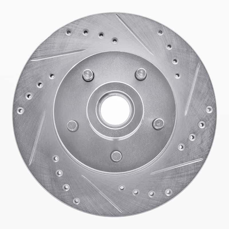 R1 Concepts — R1 1973-1989 Chrysler CORDOBA Front Right Drilled & Slotted Silver Brake Rotor
R1 Brake Rotor Drill - view 1