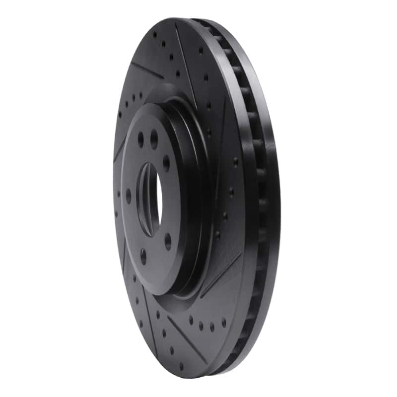 R1 Concepts — R1 09-10 Ford Taurus (Excl SHO) Front Right Drilled & Slotted Black Brake Rotor
R1 Brake Rotor Drill - view 2