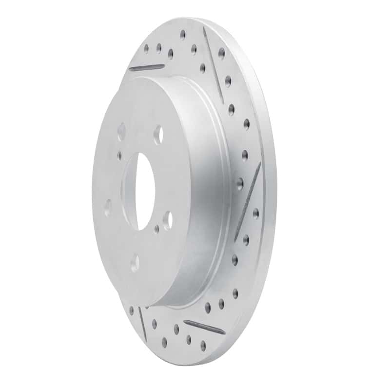 R1 Concepts — R1 15-26 Lexus Es350 Rear Right Drilled & Slotted Geo-Carbon Rotor - view 2