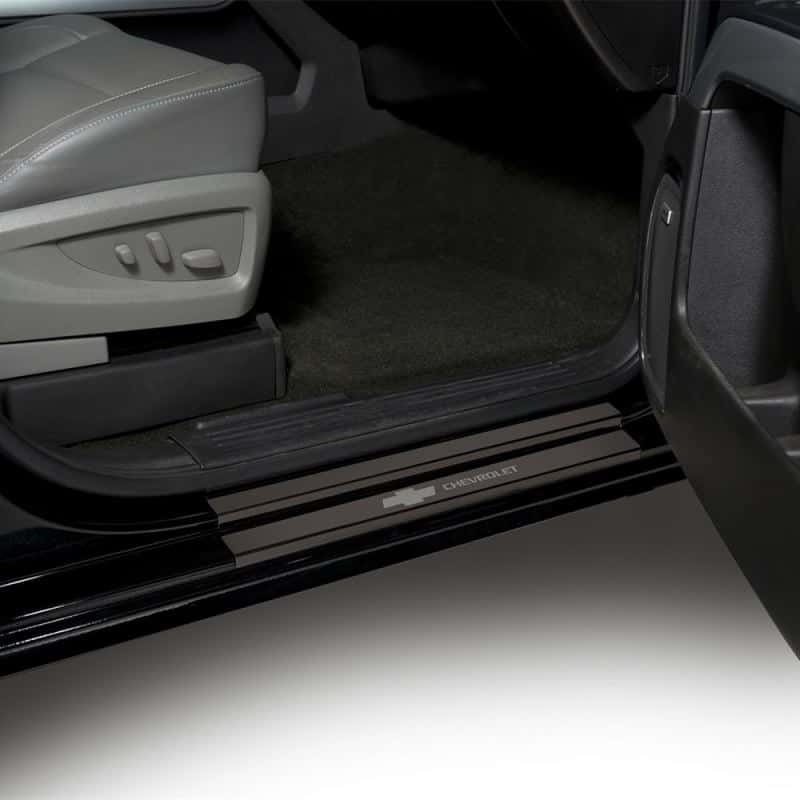 Putco — Putco 14-18 Chevy Silv LD - Crew Cab w/ CHEVROLET Etching (8pcs) Black Platinum Door Sills
DoorSillProtSet - view 2