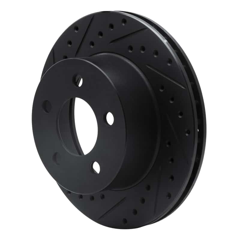R1 Concepts — R1 90-99 Jeep Cherokee Front Left Drilled & Slotted Black Brake Rotor
R1 Brake Rotor Drill - view 2