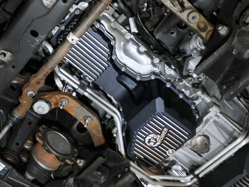 aFe — aFe 20-25 GM Diesel V8-6.6L L5P Engine Oil Pan w/ Machined Fins
Engine Oil Pan - view 7