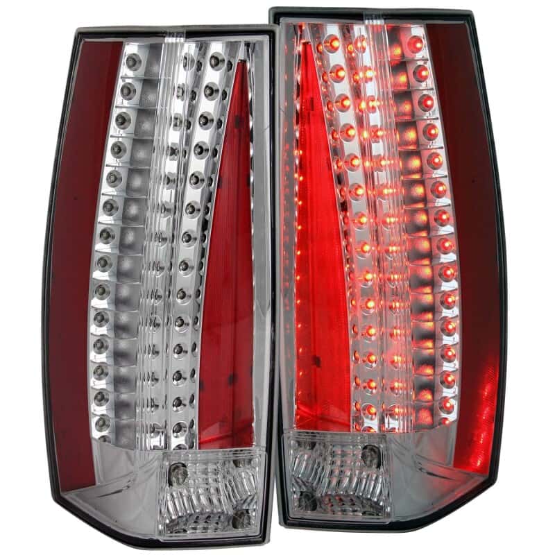 ANZO — ANZO 2007-2011 Cadillac Escalade LED Taillights Chrome - view 2