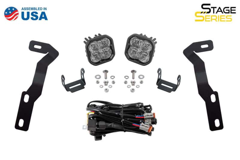 Diode Dynamics — Diode Dynamics 16-21 Toyota Tacoma Sport SS3 LED Ditch Light Kit - Yellow Combo - view 7