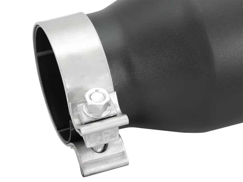 aFe — aFe Power Gas Exhaust Tip Black- 3 in In x 4.5 out X 9 in Long Bolt On (Black)
Exhaust Tip Black - view 4