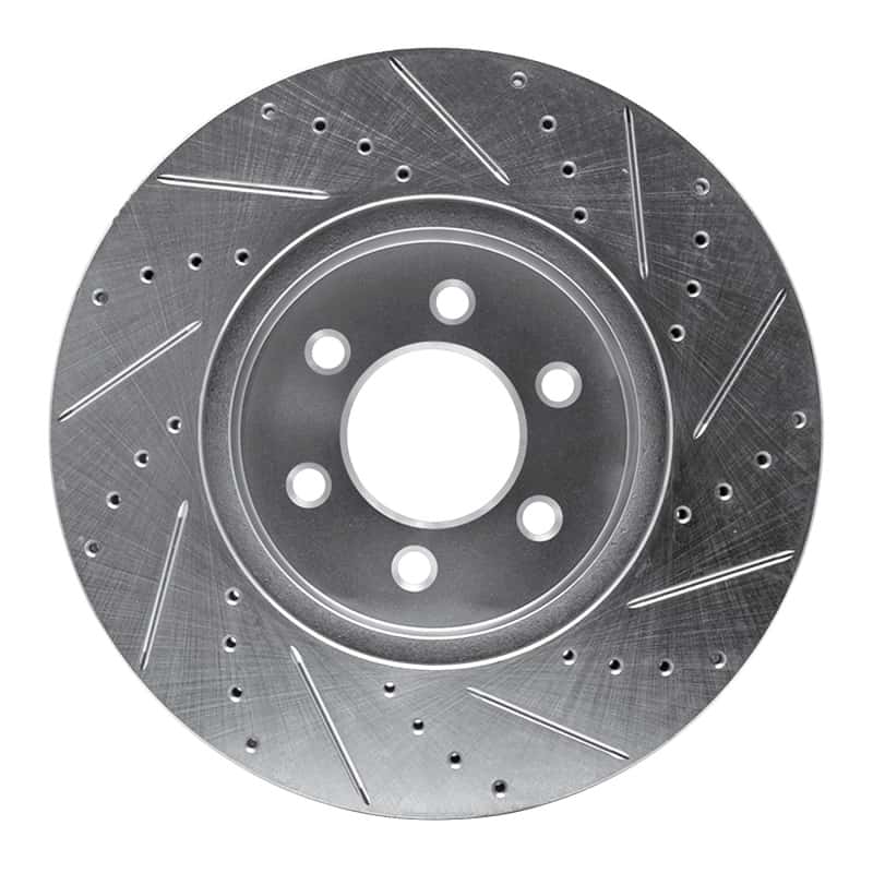 R1 Concepts — R1 03-03 Dodge Durango Front Left Drilled & Slotted Silver Brake Rotor
R1 Brake Rotor Drill - view 5