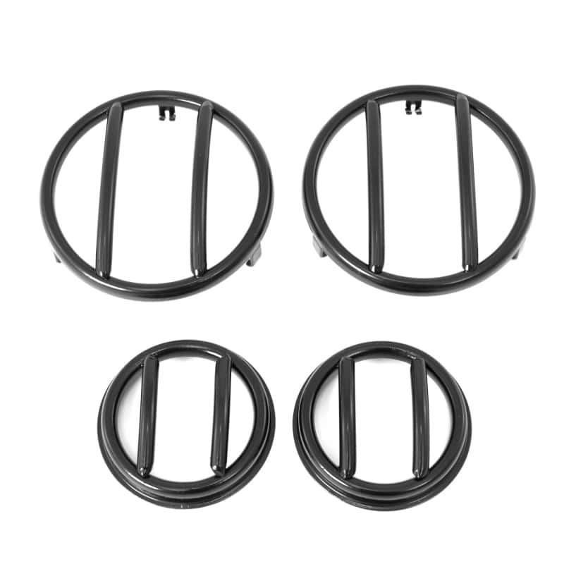 Rugged Ridge — Rugged Ridge 07-18 Jeep Wrangler JK Turn Signal & Side Euro Style Marker Guard
Turn Signal Guard
Euro Guard Kit - view 3