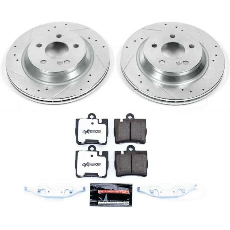 PowerStop — Power Stop 00-02 Mercedes-Benz S430 Rear Z26 Street Warrior Brake Kit - view 1