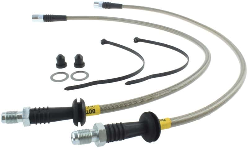 Stoptech — StopTech 06-08 BMW M5 / 07-08 M6 / 04-07 525i (Not AWD) Stainless Steel Front Brake Line Kit
SS Brake Lines - view 3