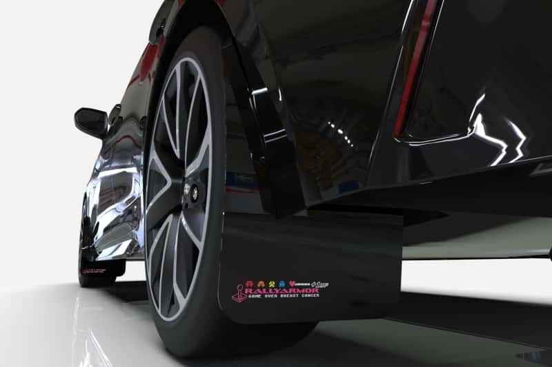 Rally Armor — Rally Armor 19-22 Hyundai Veloster N Black Mud Flap BCE Logo - view 6
