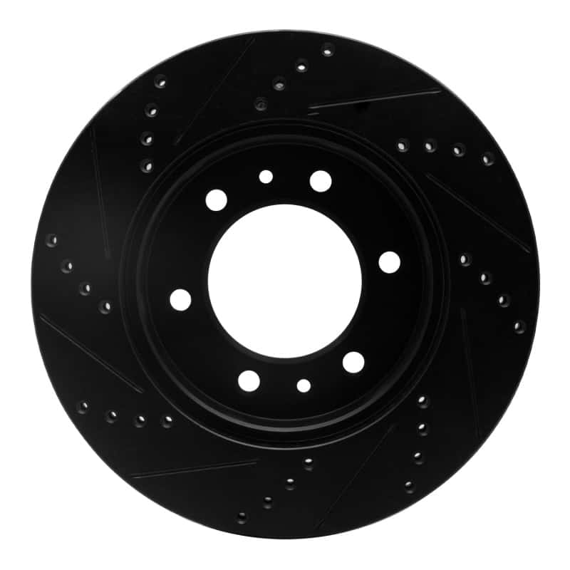 R1 Concepts — R1 06-10 Hummer H3T Front Right Drilled & Slotted Black Brake Rotor
R1 Brake Rotor Drill - view 5