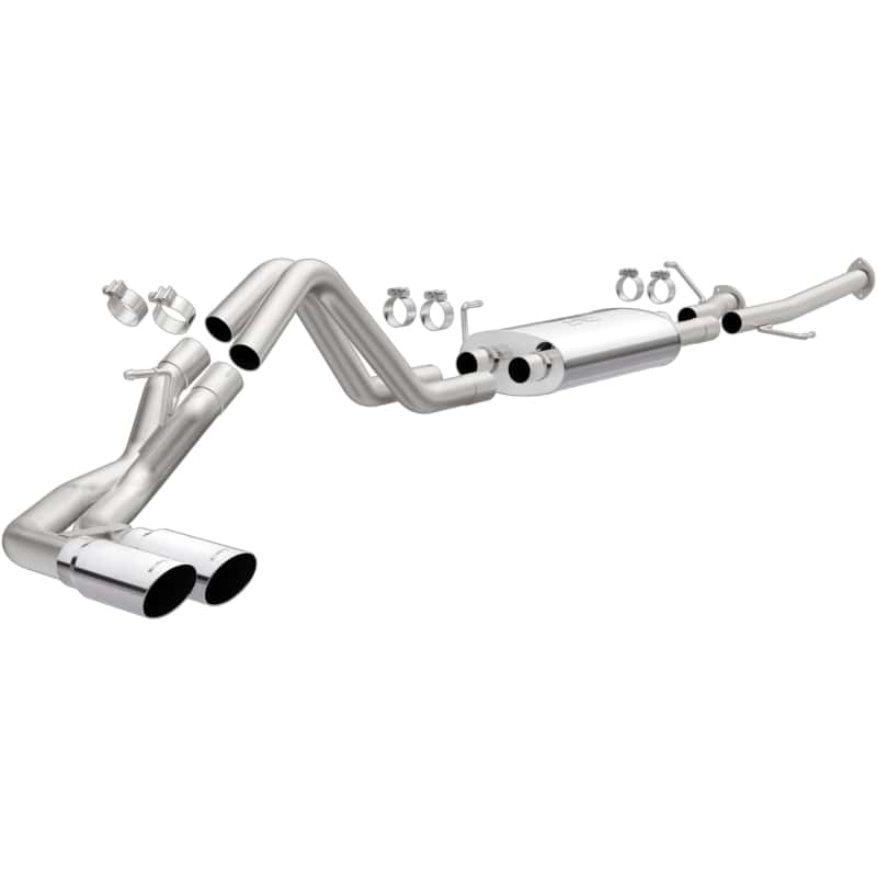 Magnaflow — MagnaFlow 14 Toyota Tundra V8 4.6L/5.7L Stainless C/b Exhaust Dual same side pass. rear tire
Cat-Back - view 32