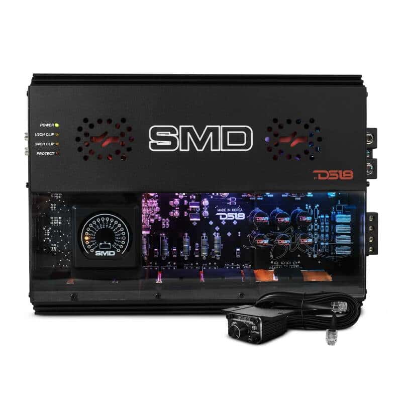 DS18 — DS18 Steave Meade Colab 4-Channel Amp Class A/B 2x600/4ohm Bridge 4 x 300/2ohm 4x200/4ohm Watts LED - view 2