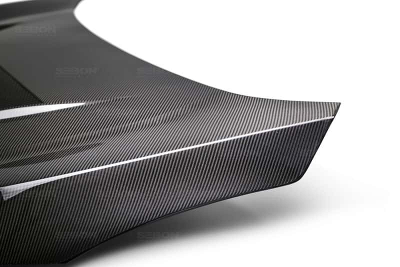 Seibon — Seibon 2016-2017 Honda Civic Coupe/Sedan/Hatchback VS-Style Carbon Fiber Hood - view 12