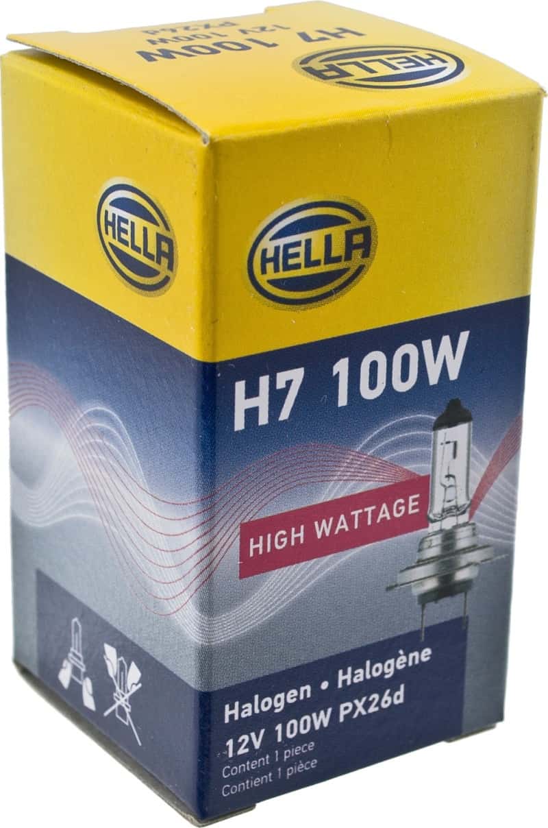 Hella — Hella High Wattage Bulb H7 12V 100W PX26d T4.6
H7 100W Halogen Bulb - view 13