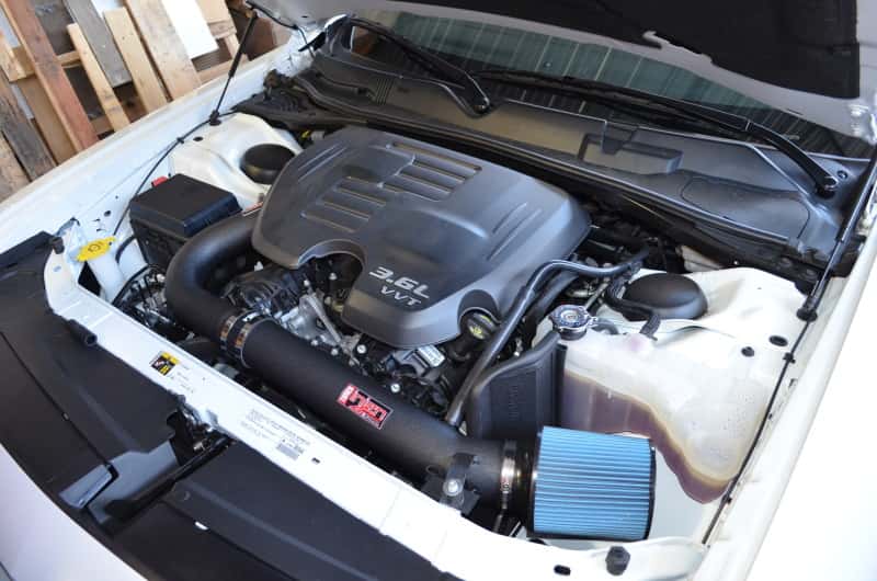 Injen — Injen 11-14 Chrysler 300/Dodge Charger/Challenger V6 3.6L Pentastar w/MR Tech&Heat Shield Polished S
Short Ram Intake
Air Intake Kit - view 6