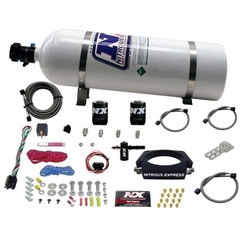 Nitrous Express — Nitrous Express 2014+ Chevrolet Corvette C7 Nitrous Plate Kit (50-300HP) w/15lb Bottle
Injection System Kit
N2OSys - view 3