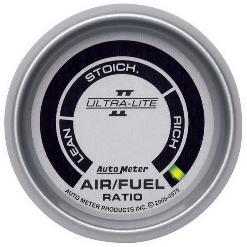 AutoMeter — Autometer Ultra-Lite II 2 1/16in Air/Fuel Ratio-Narrowband Lean-Rich LED Array Gauge
2-1/16" AIR/FUEL RAT - view 1