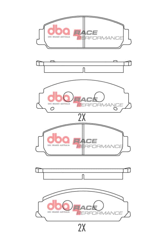 DBA — DBA 08-09 Pontiac G8 V6 Front RP Performance Brake Pads
Brake Pad - view 2
