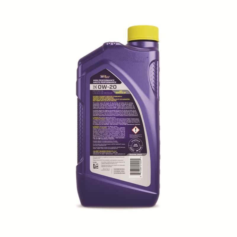 Royal Purple — Royal Purple Synthetic High Performance 0W20 Motor Oil (Canada) - 1 Quart - view 3