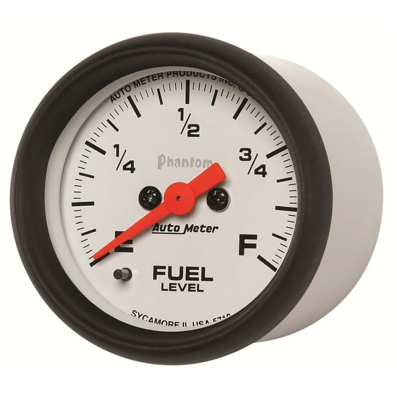 AutoMeter — Autometer Phantom 52mm Full Sweep Electronic Fuel Level Programmable Empty-Full Range
2-1/16" FUEL LEVEL, - view 5