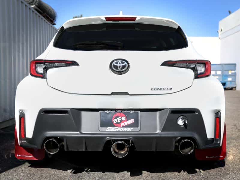 aFe — aFe 23-24 Toyota GR Corolla L3 1.6L (t) Gemini XV 3in to 2-1/2in Cat Back Exhaust w/ Polished Tips
Cat-Back Exhaust - view 5