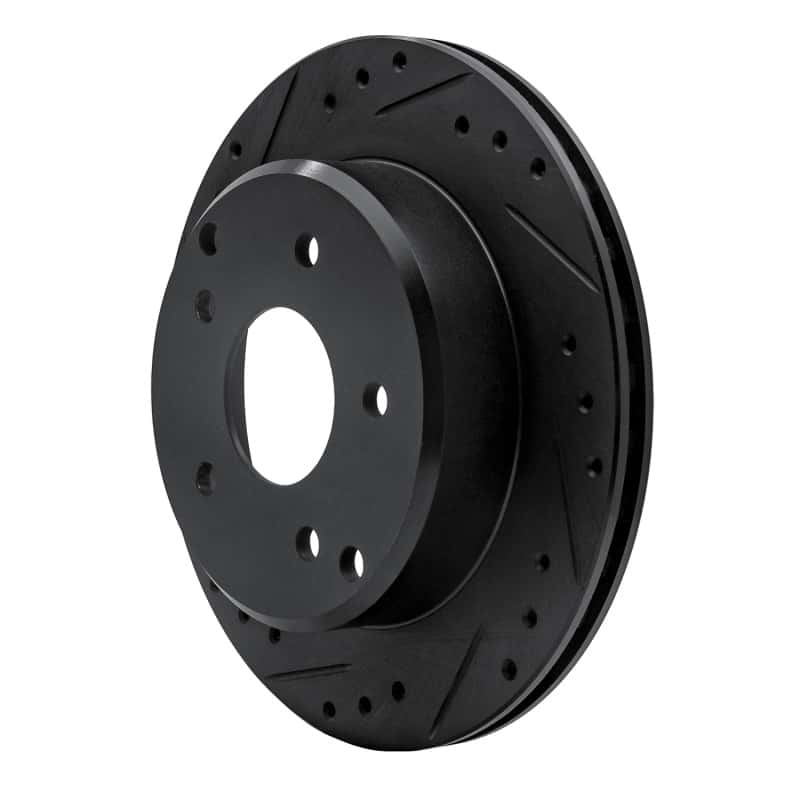 R1 Concepts — R1 84-87 Chevrolet Corvette Rear Left Drilled & Slotted Black Brake Rotor
R1 Brake Rotor Drill - view 2