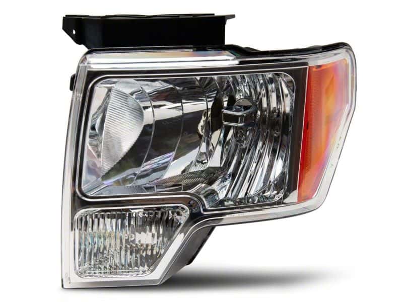 Raxiom — Raxiom 09-14 Ford F-150 Axial OEM Style Rep Headlights- Chrome Housing (Clear Lens)
Headlights - view 5