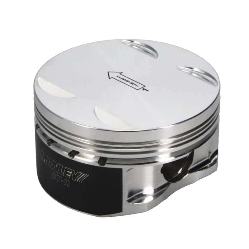 Manley Performance — Manley Nissan GT-R 3.8L VR38DETT 94.4mm Stroker 95.5mm Bore Grade 3 -1.5cc Piston w/Ring (Single)
Piston - view 3