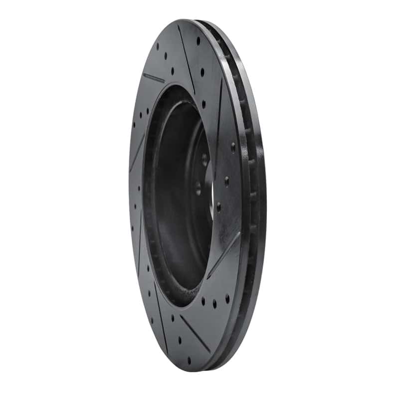 R1 Concepts — R1 11-16 BMW Z4 Rear Left Drilled & Slotted Black Brake Rotor
R1 Brake Rotor Drill - view 4