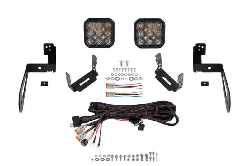 Diode Dynamics — Diode Dynamics Jeep JK SS5 CrossLink Bumper Lightbar Kit Pro Driving - view 1