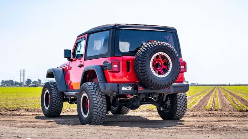 Borla — Borla 18-21 Jeep Wrangler JL 2.0L 2DR Climber 2.75in Turn Down Tip S-Type Cat-Back Exhaust
Cat-Back System - view 3