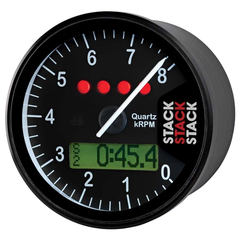 AutoMeter — Autometer Stack Display Tachometer 0-8K RPM - Black
Disp Tach Blk 8kRPM - view 2