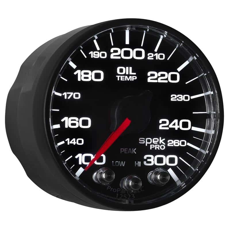 AutoMeter — Autometer Spek-Pro 52.4mm 100-300 F Deg Digital Stepper Motor Oil Temp Gauge
GA 2" OILT BFB SPEK - view 7