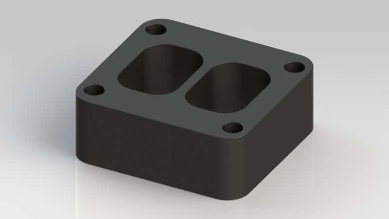 Fleece Performance — Fleece Performance 01-13 GM Duramax 6.6L 1.5in T4 Pedestal Spacer
Turbo Mount Spacer - view 1