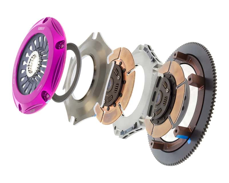 Exedy — Exedy 2004-2014 Subaru Impreza WRX STI H4 Hyper Twin Cerametallic Clutch Sprung Center Disc Pull
Hyper Multi Series
Clutch Kit - view 2