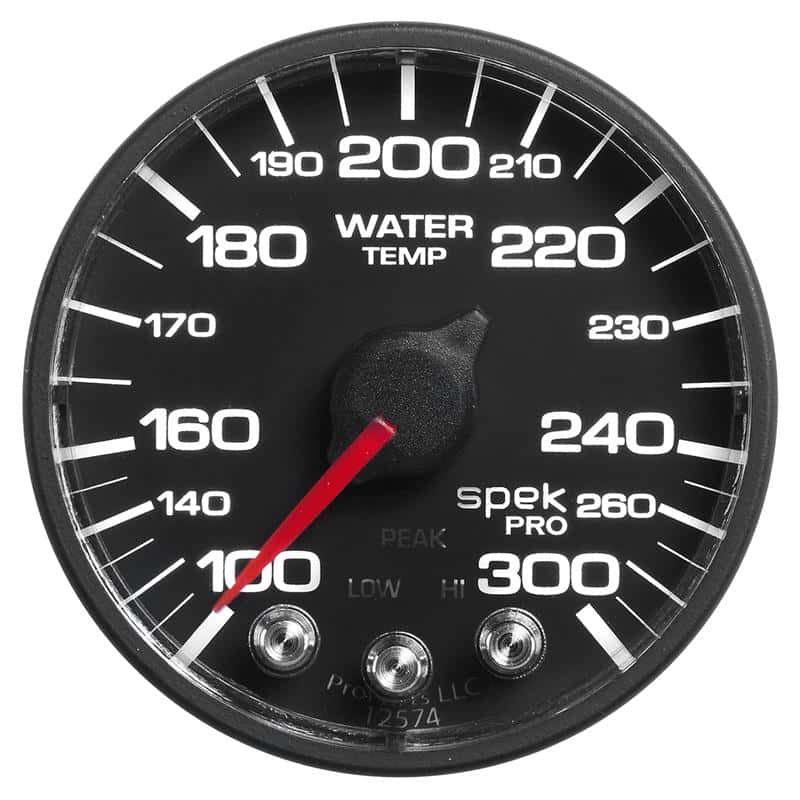 AutoMeter — Autometer Spek-Pro 52.4mm 100-300 Deg F Digital Stepper Motor Water Temp Gauge
GA 2" WTEMP BFB SPEK - view 1
