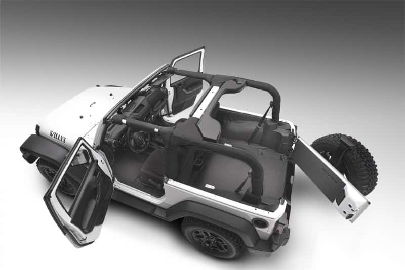 BedRug — BedRug 11-16 Jeep JK 2Dr Rear 5pc BedTred Cargo Kit (Incl Tailgate & Tub Liner) - view 2
