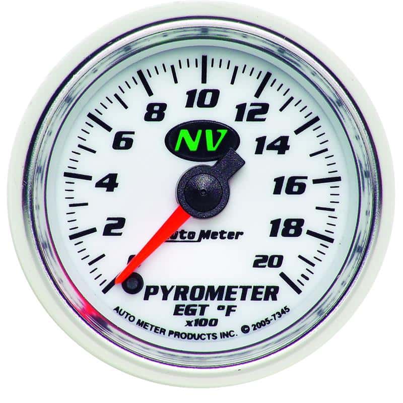 AutoMeter — Autometer NV 52mm 0-2000 Deg F Digital Stepper Motor Pyrometer Gauge
2-1/16" PYROMETER, 0 - view 2