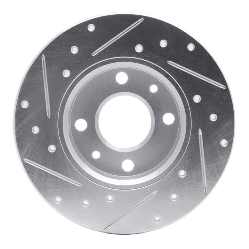 R1 Concepts — R1 2009-2019 Fiat 500 (Mexico) Rear Right Drilled & Slotted Silver Brake Rotor
R1 Brake Rotor Drill - view 5