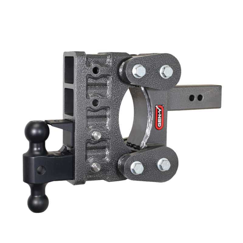 GEN-Y Hitch — Gen-Y The Boss Torsion-Flex 2.5in Shank 6in Drop 21K Hitch w/GH-061 Dual-Ball/GH-062 Pintle Lock
Drop Hitch - view 2