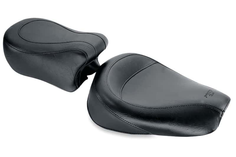 Mustang Motorcycle — Mustang 82-03 Harley Sportster Standard Touring Solo Seat - Black - view 2