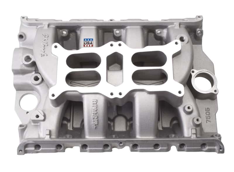 Edelbrock — Edelbrock Intake Manifold Ford Perf RPM Dual Quad Fe
MANIFOLD - view 2