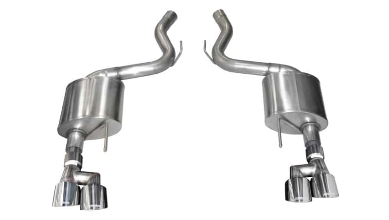 CORSA Performance — Corsa 2018-2023 Ford Mustang V8 5.0L 3in Axle-Back Dual Rear Exit w/ 4in Polished Pro-Series Tips
Exhaust - view 2